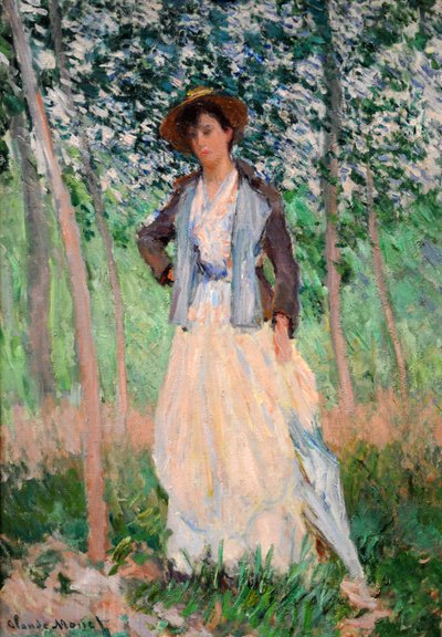 La passeggiatrice (Suzanne Hoschedé) da Claude Monet